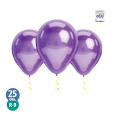 GLOBO #9 CROMADO VIOLETA X25
